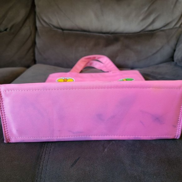 Hello Kitty Womens Pink Shopping Tote Bag Cute Small Flowers - Picture 7 of 9